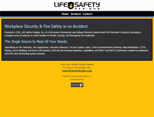 Tablet Screenshot of lifesafetydesigns.com